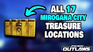 ALL 17 Mirogana City Treasure Locations in Star Wars Outlaws [upl. by Naud557]