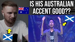 Reaction To Scottish Comedian on Australian Accents Danny Bhoy [upl. by Yelnats]