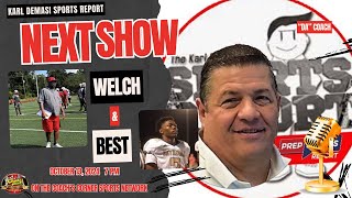 Sports Spotlight HVJ Coach Tony WelchAOTW Bethesda Assir Best Karl DeMasi Sports Report 111324 [upl. by Landry38]