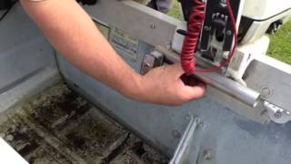 diy stainless steel boat motor lock [upl. by Carberry]