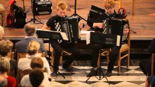 Russian folk arr for 2 accordeons by G Espitalier [upl. by Anjela510]