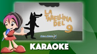 Il ballo del lupo Gedeone  Tabellina del 9  Versione karaoke MelaEducational [upl. by Salene]