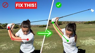 FIX the Collapsing Arm in Your Backswing Exercise To Keep Your Lead Arm Straight golfexercise [upl. by Koloski127]