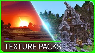 Minecraft PE  TOP 3 BEST TEXTURE PACKS with Download  iOS amp Android MCPE 11  12  115 [upl. by Farrica]