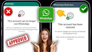 How to Fix This Account Can No Longer Use WhatsApp Error 2025 [upl. by Triplett]