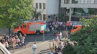 Brandmeldeanlagenalarm im Bonner Stadthaus  Fehlalarm am 180619 [upl. by Ellenej]