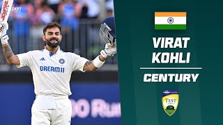 Kohli snaps run drought with 30th Test hundred  Australia v India 202425 [upl. by Notsek340]