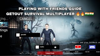 INVITING FRIENDS GUIDEGETOUT SURVIVAL MULTIPLAYERDownload link in description [upl. by Gladine]