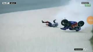 Miguel Oliveira Crash in FP4 Australia 2019 [upl. by Brock368]