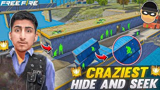 Best Hide And Seek🤣😍In Water Dam 30 Noobs Vs 1 Pro  Free Fire India [upl. by Riffle203]