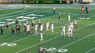 LA Valley College Football vs LA Harbor [upl. by Noraed]