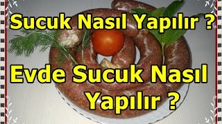 Sucuk Nasıl Yapılır  Evde Sucuk nasıl yapılır  Kolay Sucuk yapım tarifi [upl. by Salli119]