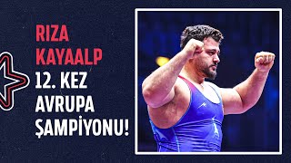 🇹🇷RIZA KAYAALP 12 KEZ AVRUPA ŞAMPİYONU  2023 Avrupa Güreş Şampiyonası 🥇 [upl. by Aitnis]