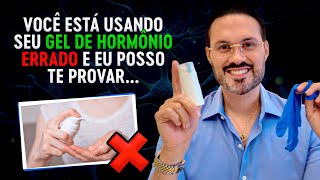 Como aplicar o gel hormonal corretamente  PASSO A PASSO [upl. by Wadleigh]