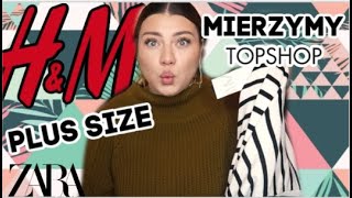 HAUL MIERZYMY WYPRZEDAŻE HampM ZARA TOPSHOP [upl. by Dasteel354]