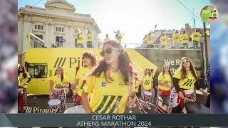 Delco Noticias Basavilbaso  Cesar Rothar  Athens Marathon 2024 [upl. by Illene349]