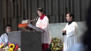 Marisz cantando Salmo en la Basílica de Guadalupe [upl. by Thetes949]