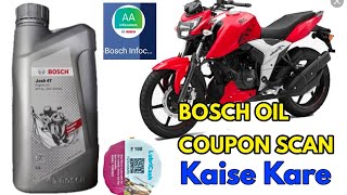 bosch oil coupon scanner app  bosch oil coupon scanner app registration  coupon scan kaise kare [upl. by Onailime]