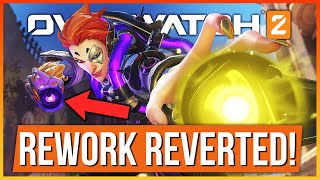 Overwatch 2 Moira REWORK REVERTED Mercy Super Jump UPDATE [upl. by Coltson739]