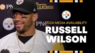 Russell Wilson Media Availability Nov 14  Pittsburgh Steelers [upl. by Annaeel9]