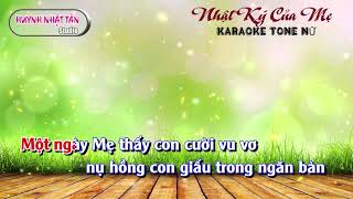 Karaoke Nhật Ký Của Mẹ Ca Sĩ BÉ TÝ có lời [upl. by Werner]