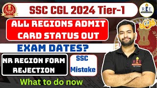 SSC NR region admit card issue Wrongly form rejection [upl. by Eirak]