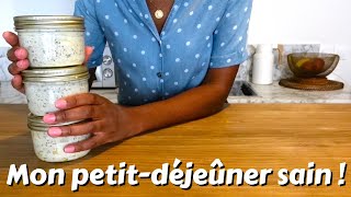 Mon petitdéjeûner sain et facile aux flocons davoine et aux fruits [upl. by Liv]