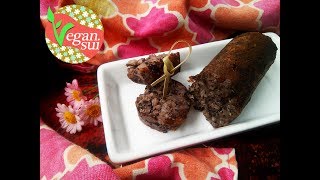 Morcilla vegetal sin gluten [upl. by Murton]