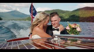 Justine  Jeremys Wedding Film in Lake Placid NY [upl. by Hassin]