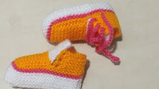 Baby boot socks for 2 and 3 years  Easy method [upl. by Suzann]