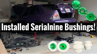 How to install Serialnines IS300 Subframe and Diff Bushings [upl. by Eicaj]