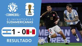 ARGENTINA VS PERÚ  ELIMINATORIAS MUNDIAL 2026  Jornada 12 [upl. by Auhsoj]