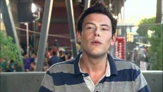 GLEE Season 3  Cory Monteith interview Finn [upl. by Korney]