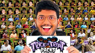 I Opened 100 Trick or Treat Packs  FC MOBILE [upl. by Carlotta]