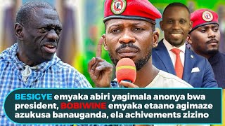 Emyaka 5 Eja Kyagulanyi Achievements Zizino Emyaka 20 ku Besigye Jaali Jakubuzabuza [upl. by Ifill544]