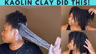 Kaolin Clay for Natural Hair Just One Wash and Your Hair Will Never Stop Growing [upl. by Asquith754]