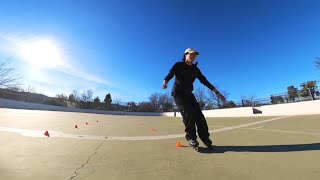 First Inline Skate of the year  Slalom edition [upl. by Teagan317]