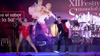 Dayana Velez y Jorge Latorre Subcampeones Salsa Caleña Festival Mundial de Salsa 2017 [upl. by Daegal702]