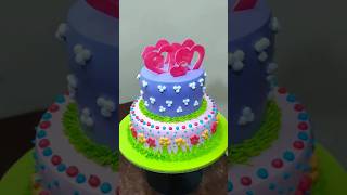 Step Cake Design Birthday Chocolate Cake cakedesign youtube shorts trending ytshorts cake [upl. by Alaster]