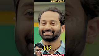 Hard Work Pays Off The Inspirational Evolution of Fahadh Faasil 🔥 motivation shorts [upl. by Yekciv]