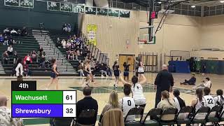 Wachusett Girls Basketball vs Shrewsbury 0130 [upl. by Serge]