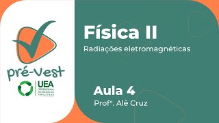 FÍSICA  FIS2  AULA 4 RADIAÇÕES ELETROMAGNÉTICAS [upl. by Wittenburg]