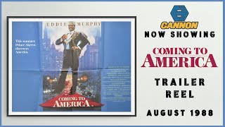 COMING TO AMERICA August 1988 Cannon Cinema Trailer Reel  Home Cinema [upl. by Dunstan575]