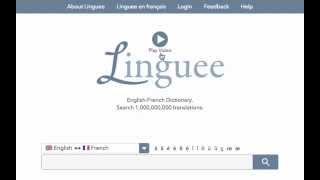 Free online dictionary Lingueecom [upl. by Earezed]