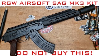 Avoid This SAG Kit For Your Marui AKM GBBR [upl. by Elrak]