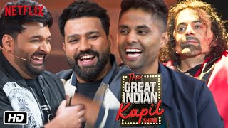 The Great Indian Kapil Show Season 2 Episode 3 with Rohit Sharma Suryakumar Review [upl. by Sirah]