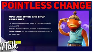 Fortnite Removes Item Shop Timer Fortnite Chapter 5 [upl. by Alicea782]