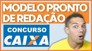 INTRODUÇÃO  Modelo Pronto Redação CAIXA 2024  Fórmula do Concurso  Profinho [upl. by Ali36]