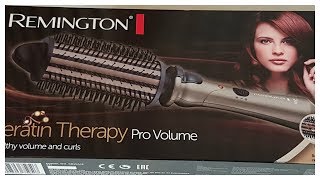 ESCOVA MODELADORA REMINGTON Keratin Therapy Pro Volume  spazzola remington Keratin therapy [upl. by Nothgiel]