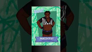 Tonight’s special guest referee MacDoesIt shorts halloween timelapse wrestling illustration [upl. by Eiramlatsyrc]